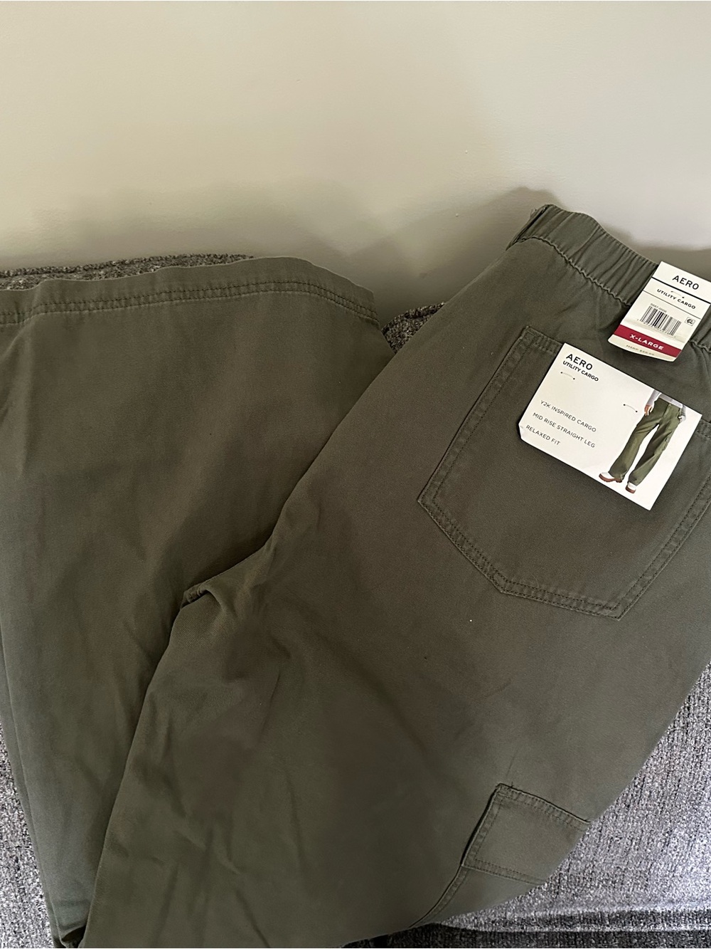 AERO Olive Green Women's Cargo Pants